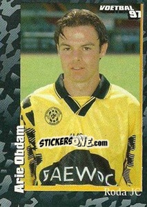 Sticker Arie Obdam - Voetbal 1996-1997 n. 91 - Panini