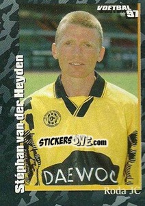 Sticker Stéphan van der Heijden - Voetbal 1996-1997 - Panini