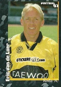 Sticker Eric van de Luer - Voetbal 1996-1997 - Panini
