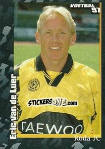 Sticker Eric van de Luer - Voetbal 1996-1997 n. 93 - Panini