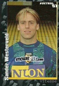 Sticker Sander Westerveld - Voetbal 1996-1997 - Panini