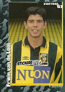 Sticker Erwin van de Looi - Voetbal 1996-1997 - Panini