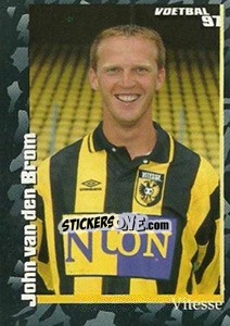 Sticker John van den Brom - Voetbal 1996-1997 - Panini