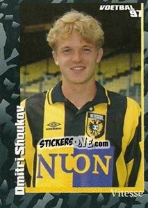 Sticker Dmitri Shoukov - Voetbal 1996-1997 - Panini