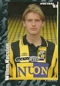 Sticker Willem Korsten - Voetbal 1996-1997 - Panini