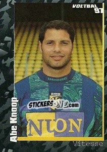 Sticker Abe Knoop - Voetbal 1996-1997 n. 123 - Panini