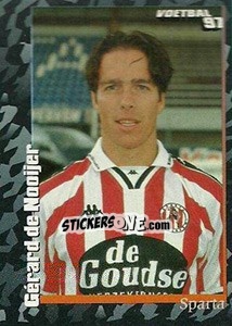 Sticker Gérard de Nooijer - Voetbal 1996-1997 n. 133 - Panini