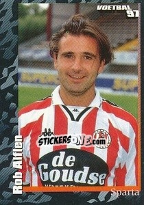Sticker Rob Alflen - Voetbal 1996-1997 - Panini