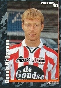 Sticker Dennis Krijgsman - Voetbal 1996-1997 n. 142 - Panini