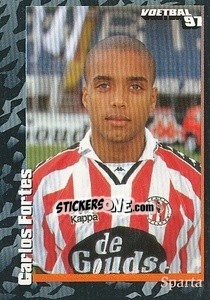 Sticker Carlos Fortes - Voetbal 1996-1997 - Panini