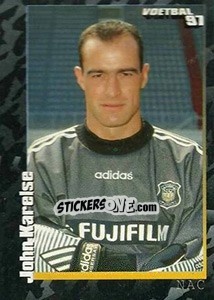 Cromo John Karelse - Voetbal 1996-1997 - Panini
