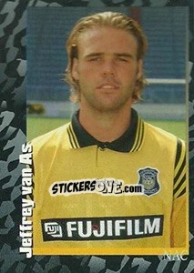 Sticker Jeffrey van As - Voetbal 1996-1997 - Panini