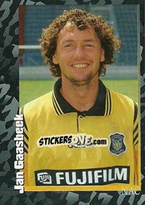 Sticker Jan Gaasbeek - Voetbal 1996-1997 - Panini