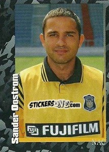 Sticker Sander Oostrom - Voetbal 1996-1997 - Panini