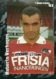 Sticker Roberto Verhagen - Voetbal 1996-1997 - Panini