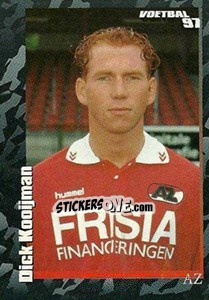 Sticker Dick Kooijman - Voetbal 1996-1997 - Panini