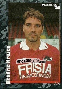 Sticker Hendrie Krüzen - Voetbal 1996-1997 n. 386 - Panini