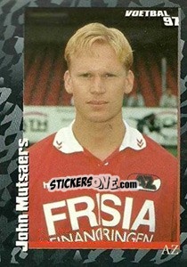 Sticker John Mutsaers - Voetbal 1996-1997 - Panini