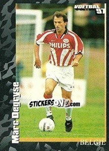 Sticker Marc Degryse - Voetbal 1996-1997 - Panini