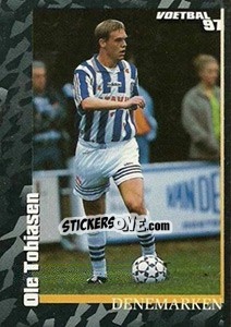 Sticker Ole Tobiasen - Voetbal 1996-1997 - Panini
