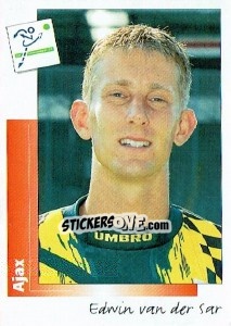 Cromo Edwin van der Sar - Voetbal 1995-1996 - Panini