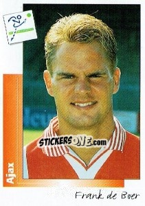 Figurina Frank de Boer - Voetbal 1995-1996 - Panini