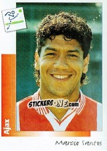 Sticker Marcio Santos - Voetbal 1995-1996 - Panini