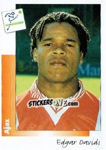 Sticker Edgar Davids - Voetbal 1995-1996 - Panini