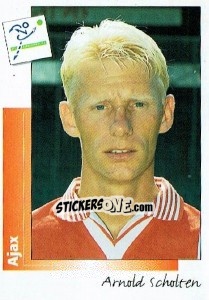 Sticker Arnold Scholten - Voetbal 1995-1996 - Panini