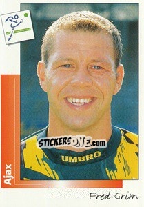 Sticker Fred Grim - Voetbal 1995-1996 - Panini