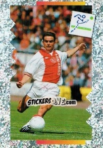 Sticker Marc Overmars - Voetbal 1995-1996 - Panini