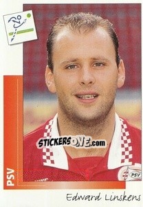 Sticker Edward Linskens - Voetbal 1995-1996 - Panini