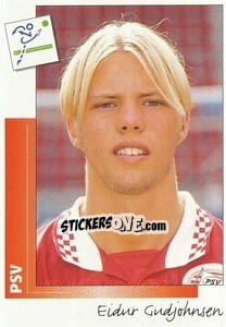 Sticker Eidur Gudjohnsen - Voetbal 1995-1996 - Panini