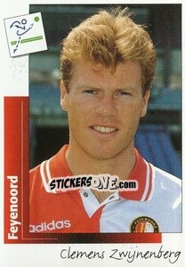 Sticker Clemens Zwijnenberg - Voetbal 1995-1996 - Panini
