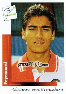 Sticker Giovanni van Bronckhorst - Voetbal 1995-1996 - Panini