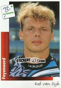 Sticker Rob van Dijk - Voetbal 1995-1996 - Panini