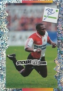 Figurina Mike Obiku - Voetbal 1995-1996 - Panini