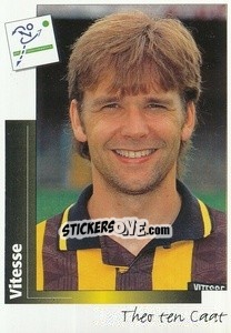 Sticker Theo ten Caat - Voetbal 1995-1996 - Panini