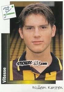 Sticker Willem Korsten - Voetbal 1995-1996 - Panini