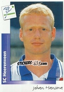 Cromo Johan Hansma - Voetbal 1995-1996 - Panini