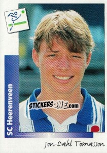 Sticker Jon-Dahl Tomasson - Voetbal 1995-1996 - Panini