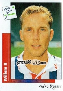 Sticker Adri Bogers - Voetbal 1995-1996 - Panini