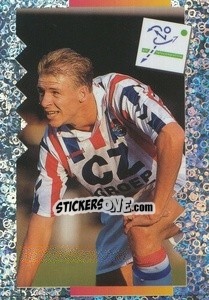Sticker Henry van der Vegt - Voetbal 1995-1996 - Panini