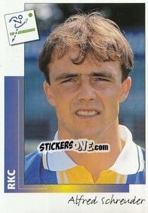 Sticker Alfred Schreuder - Voetbal 1995-1996 - Panini