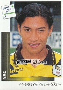 Figurina Maarten Atmodikoro - Voetbal 1995-1996 - Panini