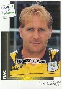 Sticker Ton Lokhoff - Voetbal 1995-1996 - Panini