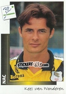 Sticker Kees van Wonderen - Voetbal 1995-1996 - Panini