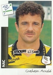 Sticker Graham Arnold - Voetbal 1995-1996 - Panini