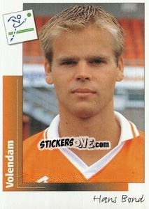 Sticker Hans Bond - Voetbal 1995-1996 - Panini