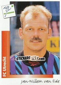 Sticker Jan-Willem van Ede - Voetbal 1995-1996 - Panini